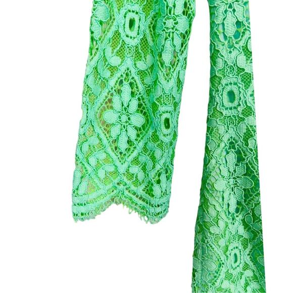 Lilly Pulitzer Meryl Dress Poolside Mint Green Diamond Lace - Picture 8 of 12